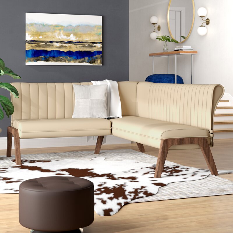 Kaysen Upholstered Corner Bench & Reviews | AllModern